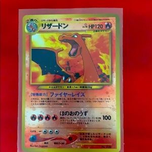 Japanese reverse holo charizard no 006 rare
